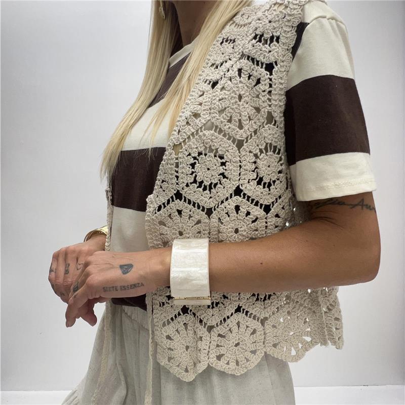 gilet macramè